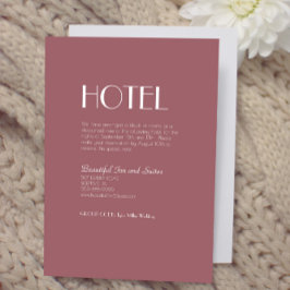 バラ園 |暗いバラ結婚の宿泊施設 エンクロージャーカード