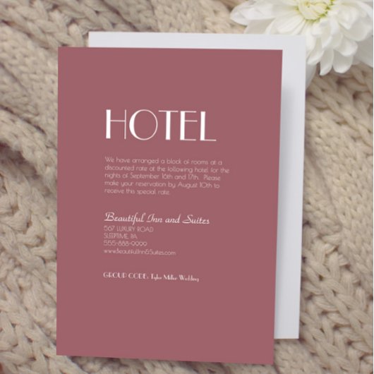 バラ園 |暗いバラ結婚の宿泊施設 エンクロージャーカード