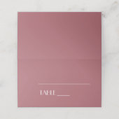 バラ園 |暗いバラ結婚の座席表テント プレイスカード (外部開封)