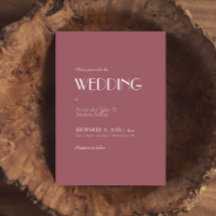 バラ園 |暗いバラ結婚式招待状