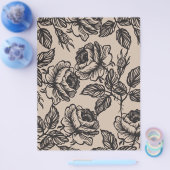 バラ園 |素朴 DIY封筒ライナー チラシ (シングル)