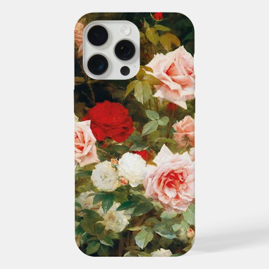 バラ園（1902年） iPhoneケース (裏面)