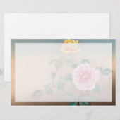 バラ土屋光一絵画の花 便箋 (正面/裏面)
