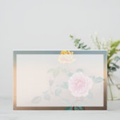バラ土屋光一絵画の花 便箋 (スタンド正面)