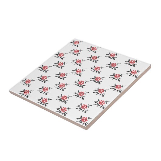 バラ型 タイル (側面)