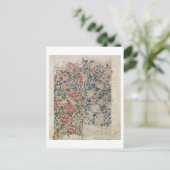 'バラ'壁紙デザイン(鉛筆と紙のw/c) ポストカード (スタンド正面)