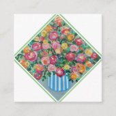 バラ外装カードの花瓶 エンクロージャーカード (正面)