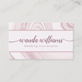 バラ大理石手書き書道名刺 名刺