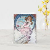 バラ女神 カード (黄色い花)