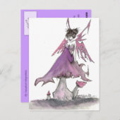 バラ妖精の国 ポストカード (正面/裏面)