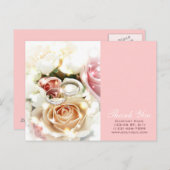 バラ婚約リング結婚の写真家 ポストカード (正面/裏面)