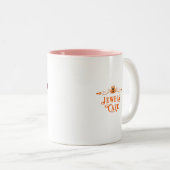 バラ宝石カフェシリーズバイジュウェルズアーサー ツートーンマグカップ (正面右)