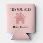 バラ実在金ゴールド不動産業者 缶クーラー (裏面)