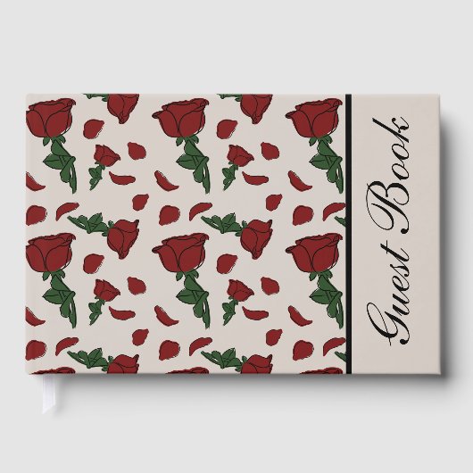 バラ客書 ゲストブック (正面)