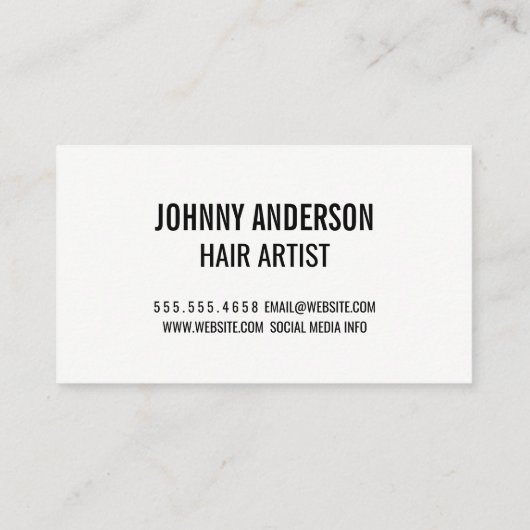 バラ幾何学的パターン |サロンシザー 名刺 (裏面)