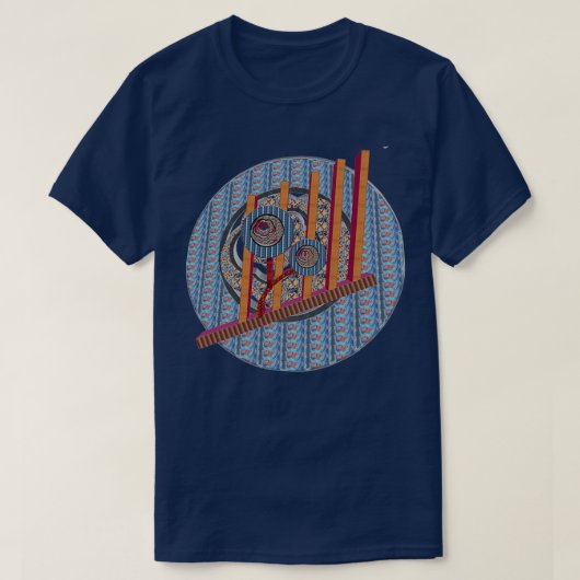 バラ庭園遺物 Tシャツ (デザイン正面)
