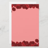 バラ弁留縁ど置 便箋 (正面/裏面)