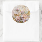 バラ彫刻 ラウンドシール (バッグ)