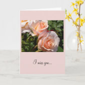 バラ恋しく思ズ・ユー カード (黄色い花)