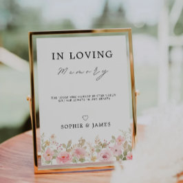 バラ愛する記憶のサイン、メモリアルのサイン、 招待状