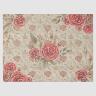 バラ愛好家のティッシュペーパー 薄葉紙