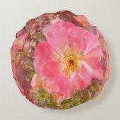 バラ愛…..... ラウンドクッション (裏面)