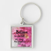 バラ感動的キーチェーンと聖なる書物、 経典 キーホルダー (正面)