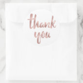 バラ感謝してい金ゴールドシール ラウンドシール (バッグ)