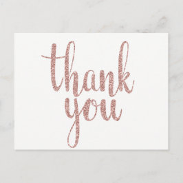 バラ感謝してい金ゴールド葉書、グリッター ポストカード