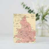 バラ戦争の地図 ポストカード (スタンド正面)