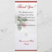 バラ披露宴メニュー メニュー (裏面)