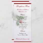 バラ披露宴メニュー メニュー (正面/裏面)