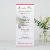 バラ披露宴メニュー メニュー (スタンド正面)