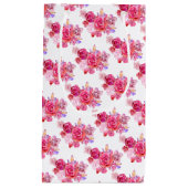 バラ抱き枕ピンクの花 スモールペーパーバッグ (正面)