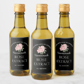 バラ抽出ラベル ワインラベル (ボトル)