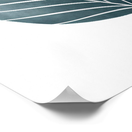 バラ抽象芸術ラインアート:ワイルドパス ポスター (角)