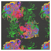 バラ抽象芸術 ファブリック (クローズアップ)