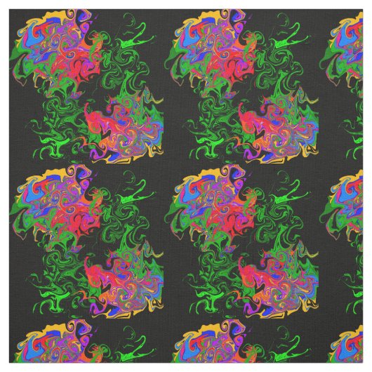 バラ抽象芸術 ファブリック (見本)