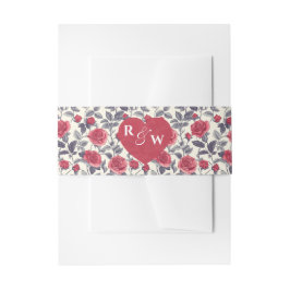 バラ招待状用帯 招待状ベリーバンド