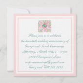 バラ招待状 招待状 (裏面)