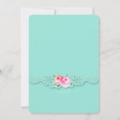 バラ招待状 招待状 (裏面)