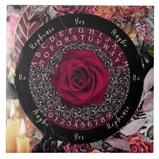 バラ振り子板 タイル (正面)