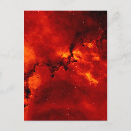 バラ星雲の写真 ポストカード (正面)