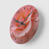 バラ時計ワイルドバラフラワーウォール時計バラデコール ラウンド壁時計 (傾斜)