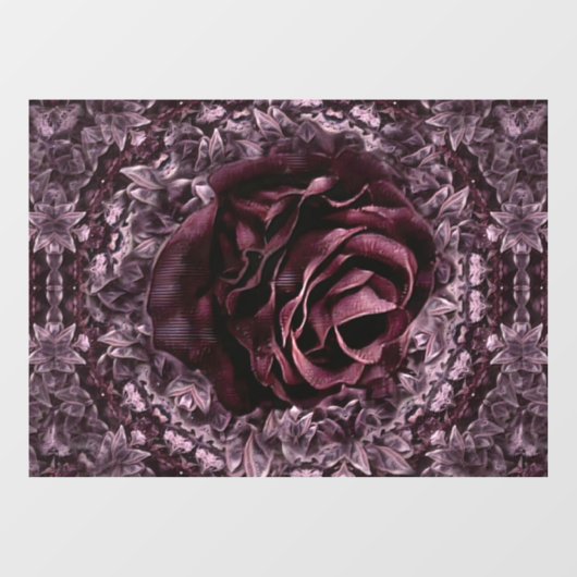 バラ曼荼羅 ウィンドウサイン (シート)