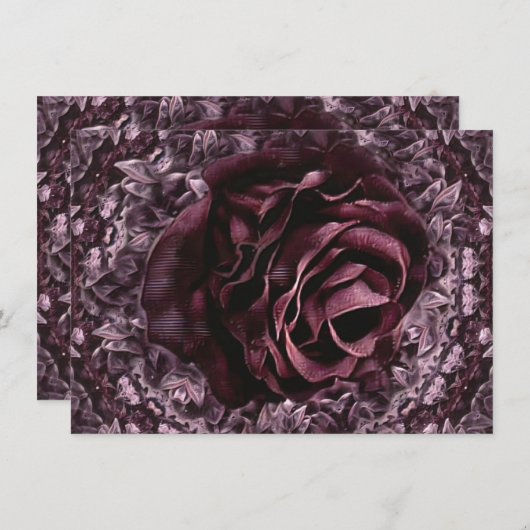 バラ曼荼羅 エンクロージャーカード (正面/裏面)