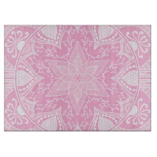 バラ曼荼羅 カッティングボード (正面)