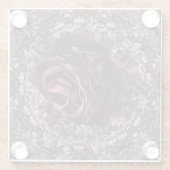 バラ曼荼羅 ガラスコースター (裏面)