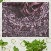 バラ曼荼羅 キッチンタオル (折り畳み)