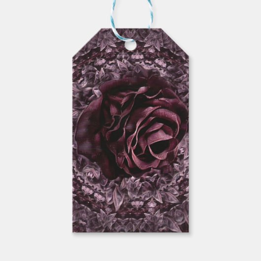 バラ曼荼羅 ギフトタグ (正面)